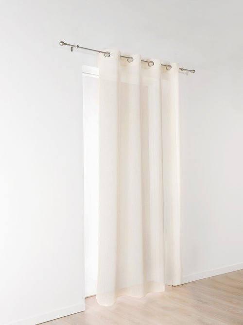 Licht transparant met linnen look - Kiabi Licht transparant met linnen look - Kiabi