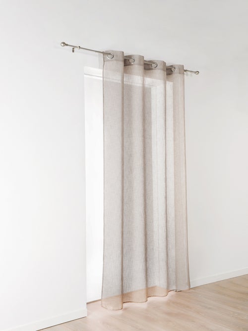 Licht transparant met linnen look - Kiabi Licht transparant met linnen look - Kiabi