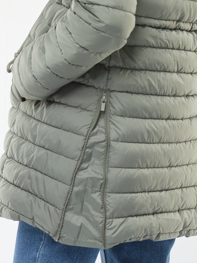 Licht zwangerschapsjack + draagcover Groen - Kiabi