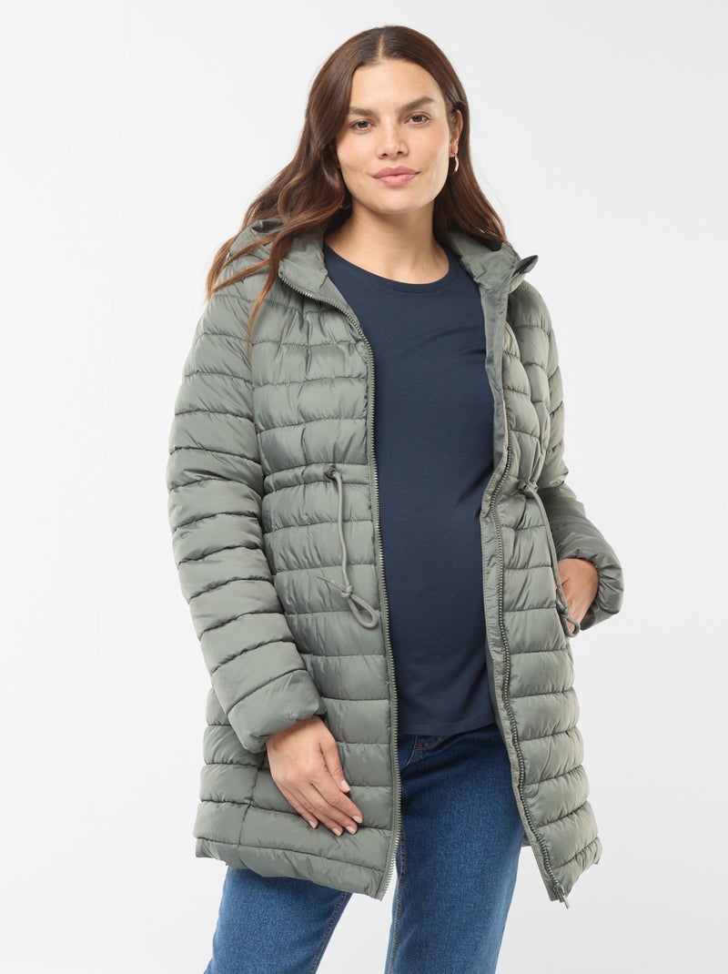 Licht zwangerschapsjack + draagcover Groen - Kiabi