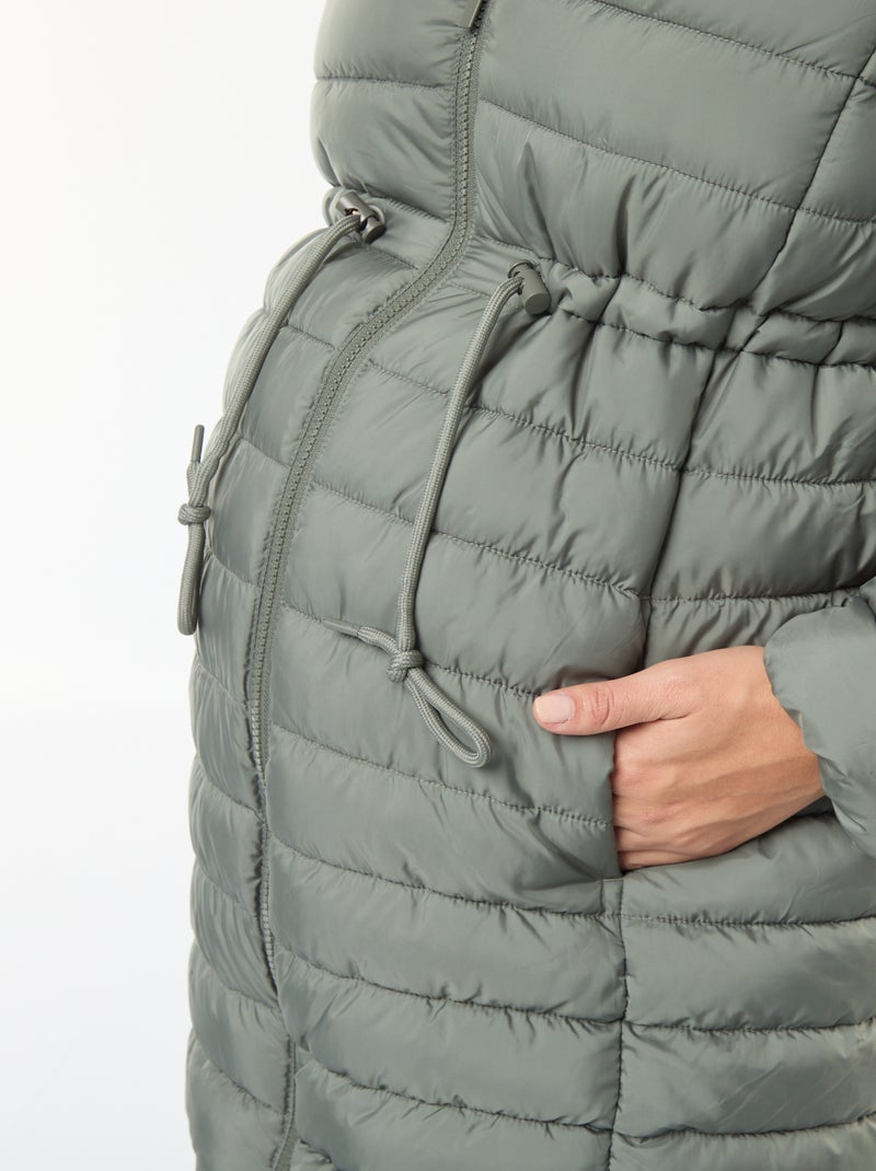 Licht zwangerschapsjack + draagcover Groen - Kiabi