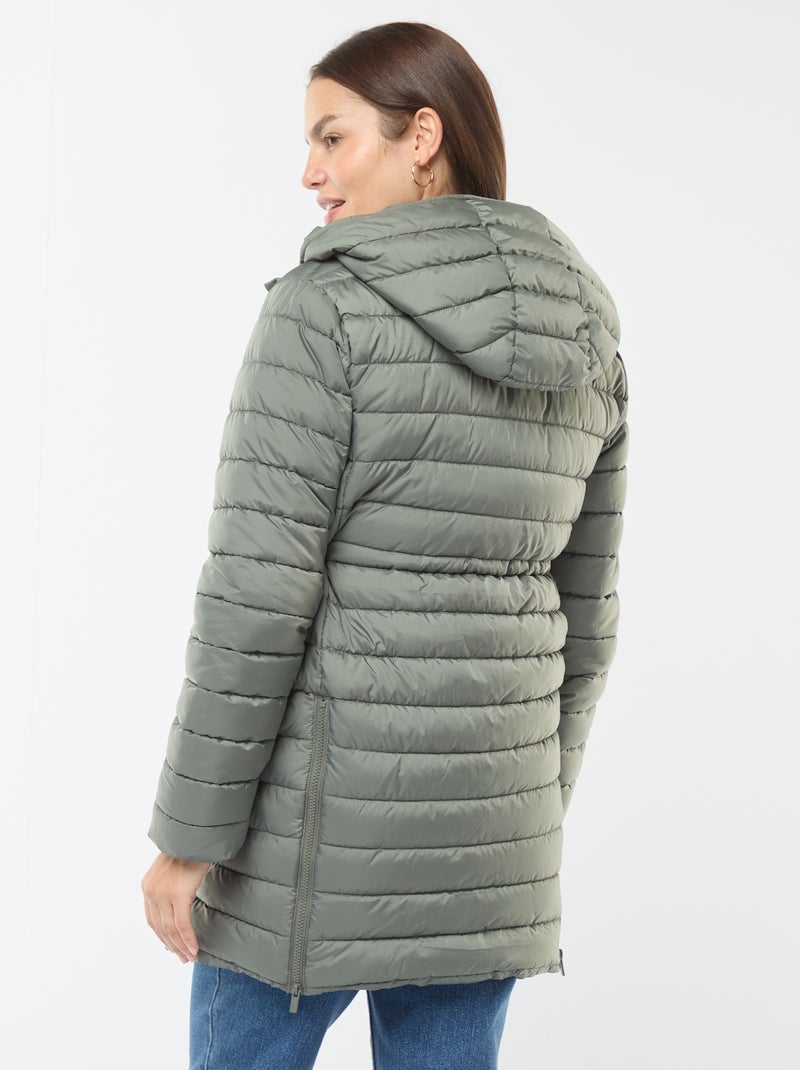 Licht zwangerschapsjack + draagcover Groen - Kiabi