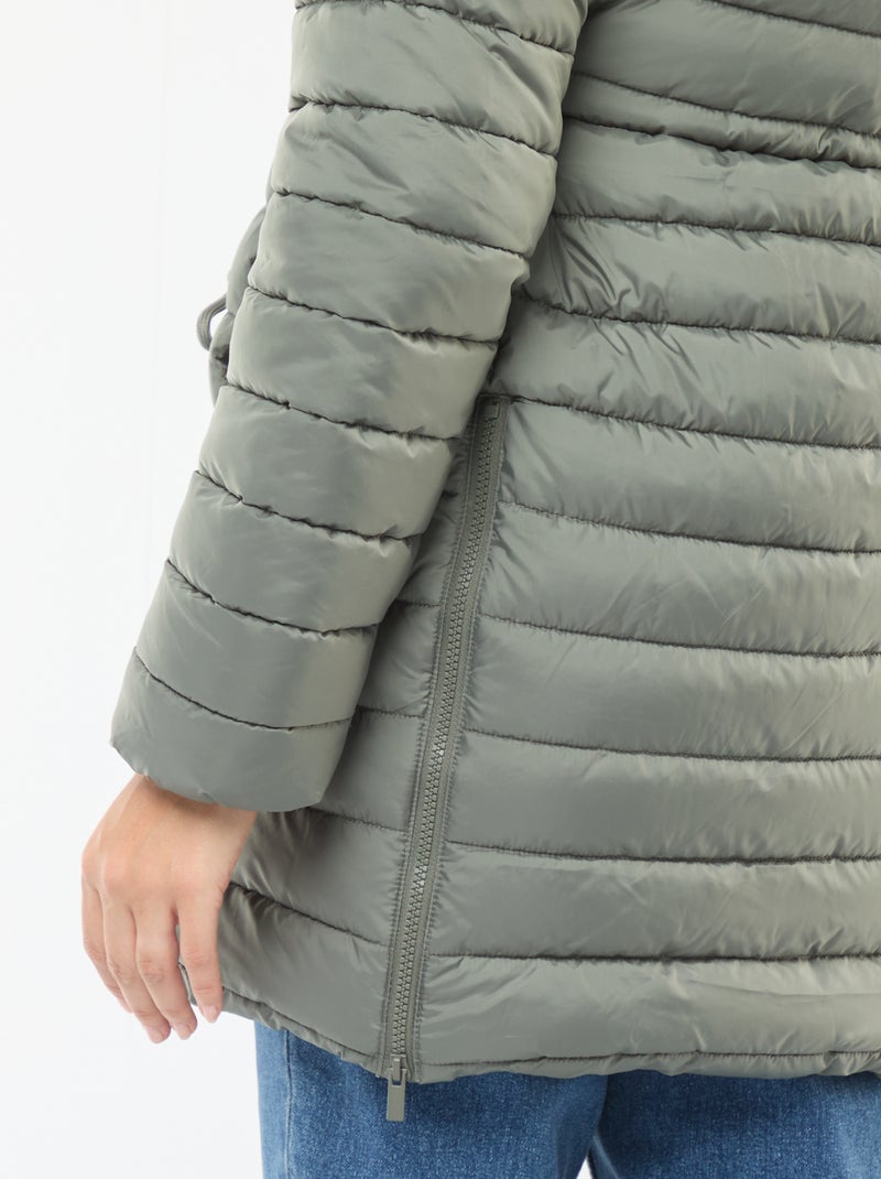 Licht zwangerschapsjack + draagcover Groen - Kiabi