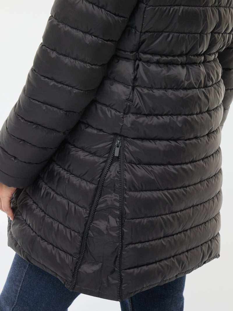 Licht zwangerschapsjack + draagcover zwart - Kiabi