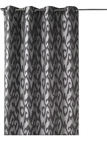 Lichtdoorlatend gordijn van jacquard met barokke motieven