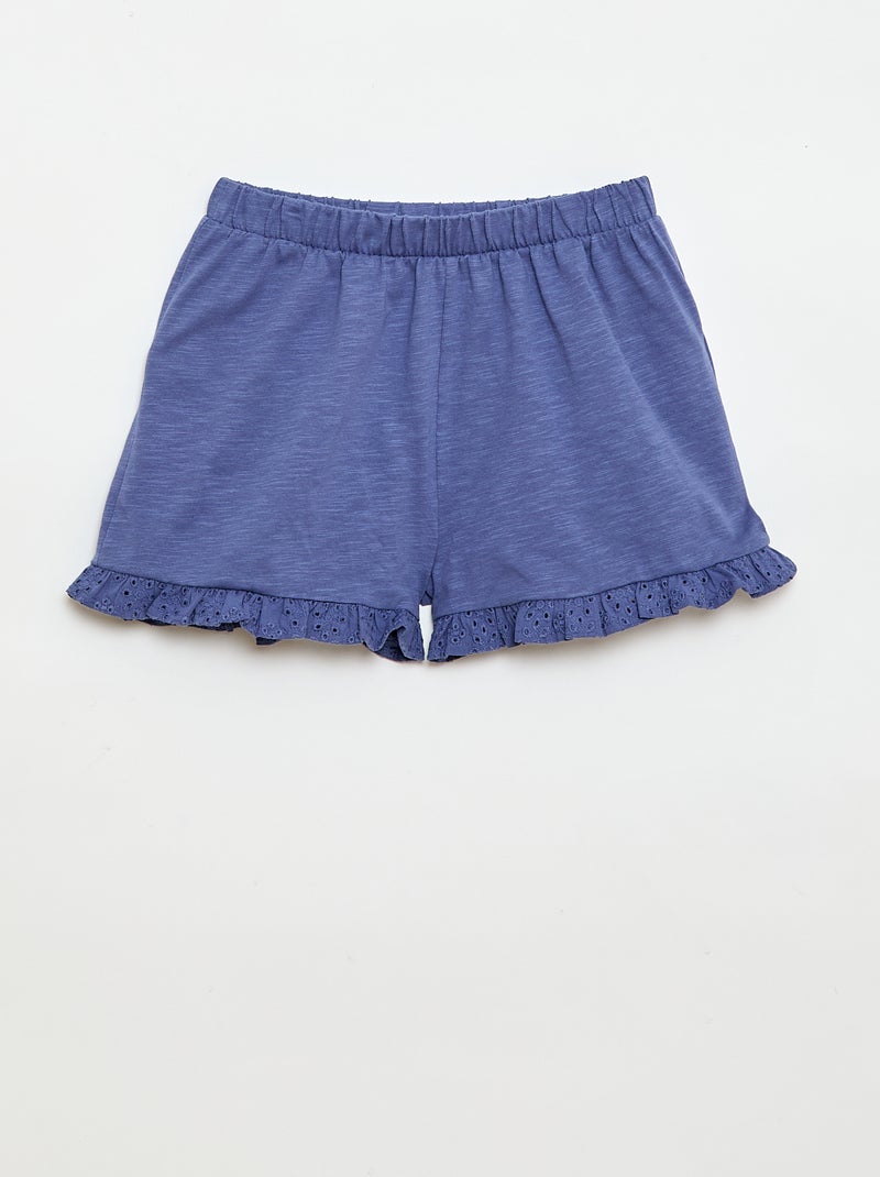 Lichte 2-delige set: topje en short Blauw - Kiabi