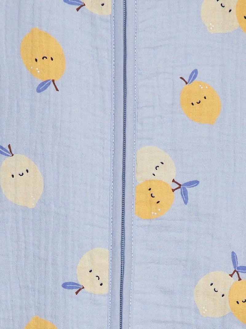 Lichte babyslaapzak met print, TOG-waarde 1 BLAUW - Kiabi