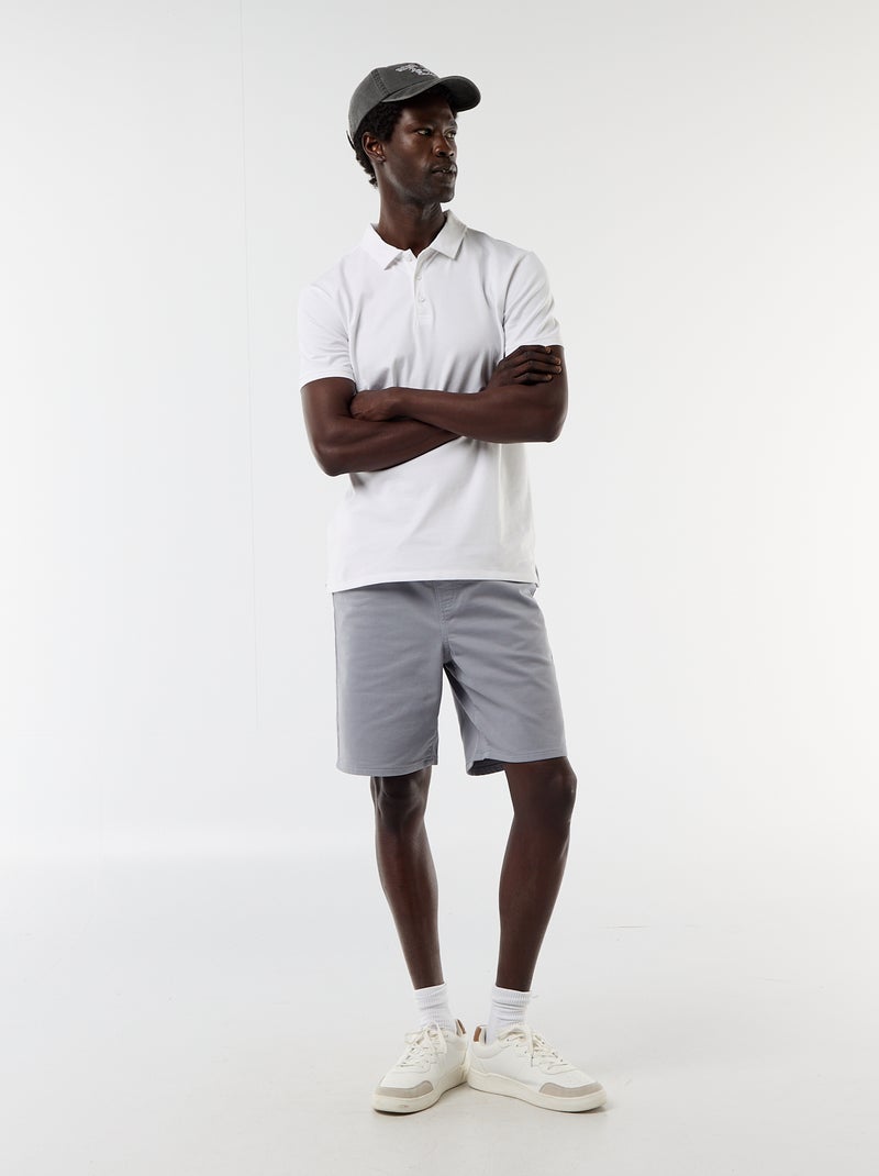 Lichte bermuda met trekkoordjes Blauw - Kiabi