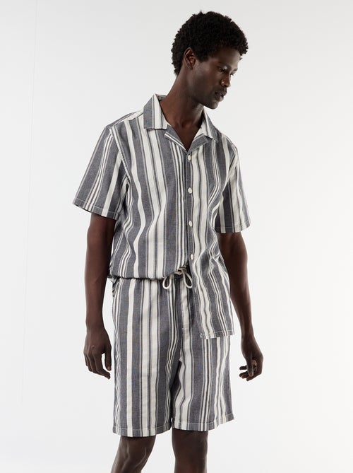 Lichte bermuda met trekkoordjes - Kiabi