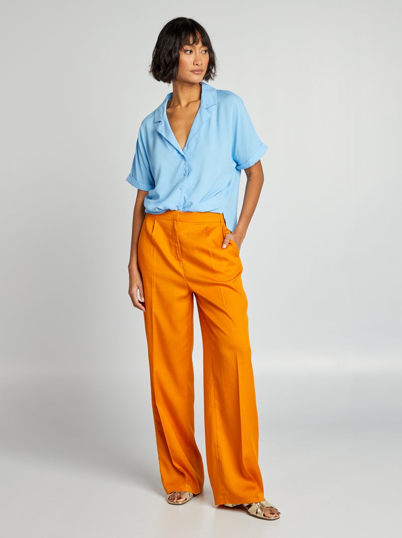 Lichte blouse BLAUW - Kiabi