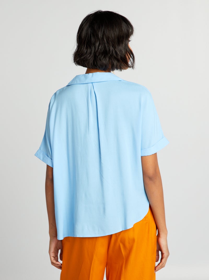 Lichte blouse BLAUW - Kiabi