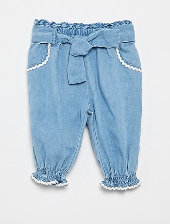 Lichte denim pantalon