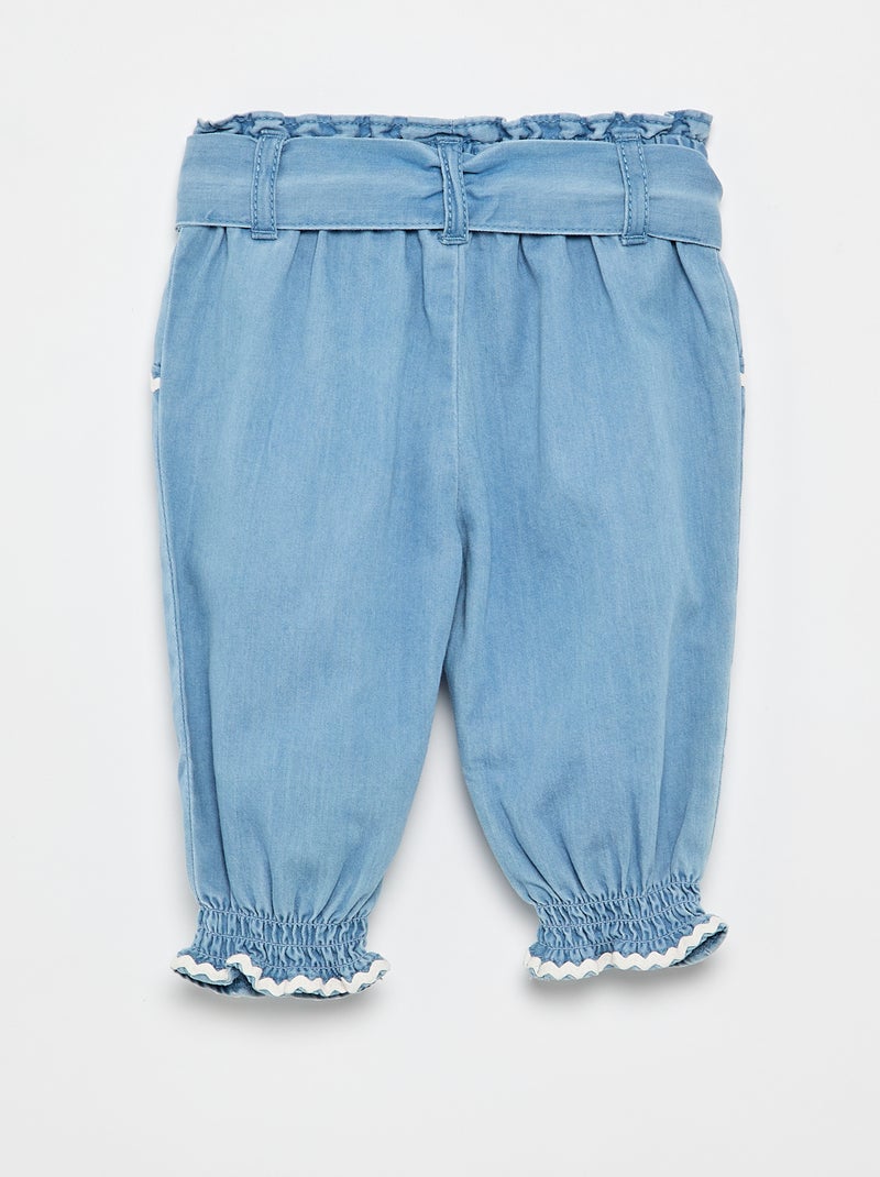 Lichte denim pantalon Blauw - Kiabi