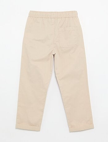 Lichte effen broek