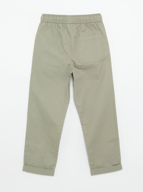 Lichte effen broek - Kiabi
