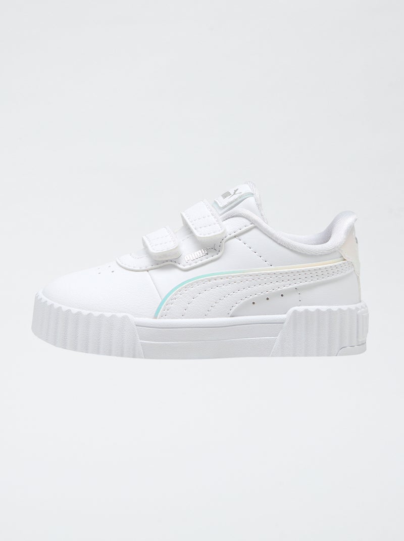 Lichte effen glanzende sneaker PUMA Wit - Kiabi