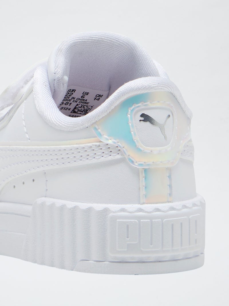 Lichte effen glanzende sneaker PUMA Wit - Kiabi