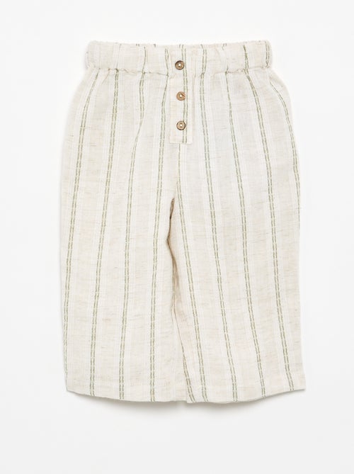 Lichte gestreepte broek - Kiabi