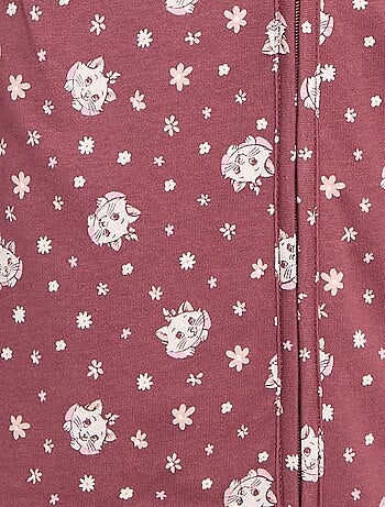 Lichte, mouwloze babyslaapzak van katoen met Disney/Marie-print, TOG-waarde 1