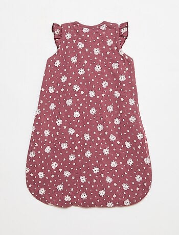 Lichte, mouwloze babyslaapzak van katoen met Disney/Marie-print, TOG-waarde 1