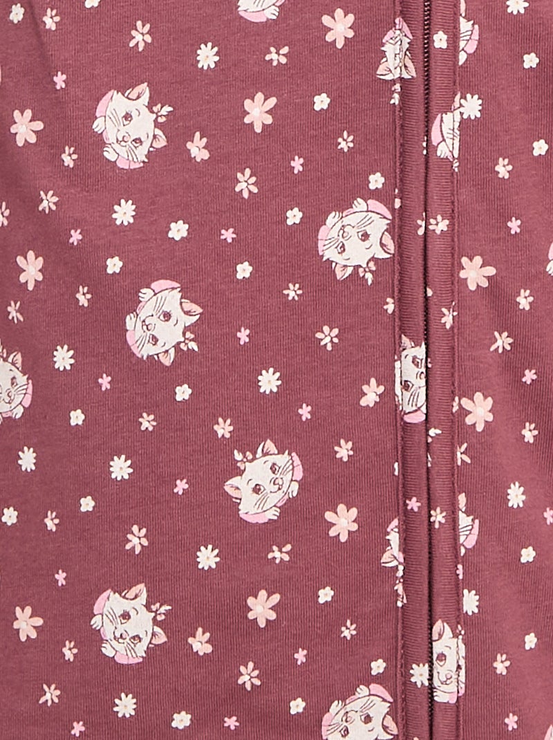 Lilano, Merino fleece slaapzak met voeten, 100% wol (KBT) (mauve natuur, 110-116
