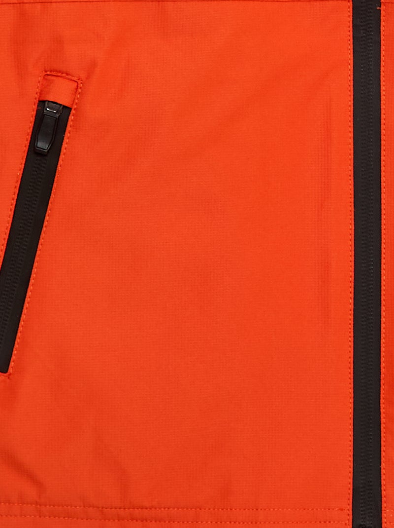 Lichte parka met capuchon Oranje - Kiabi