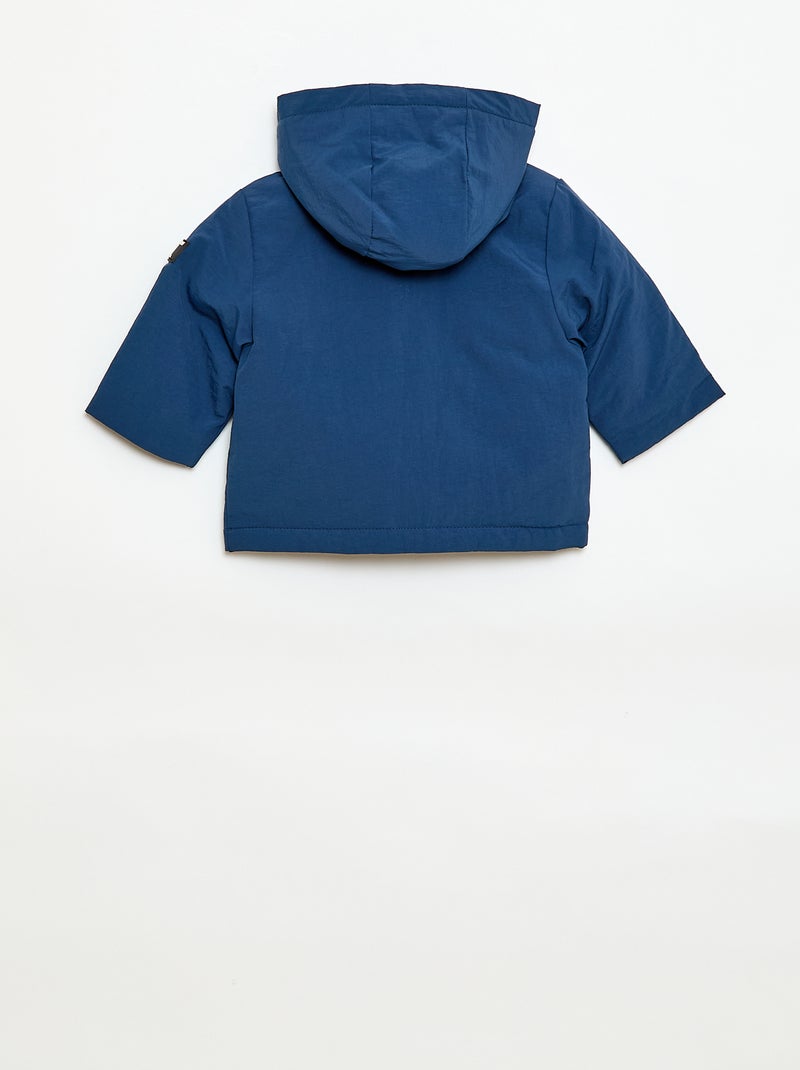 Lichte parka met kap Blauw - Kiabi