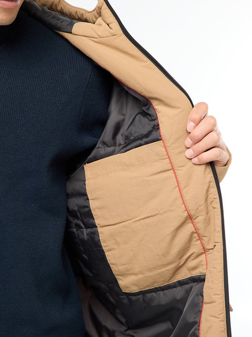 Lichte parka met waterafstotende capuchon - Kiabi