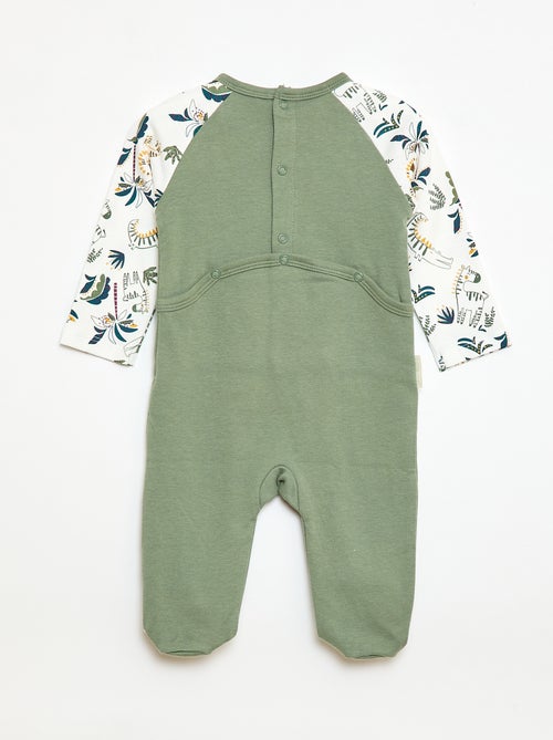 Lichte pyjama met kangoeroezak - Kiabi