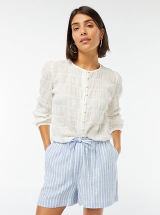 Lichte short met koordjes