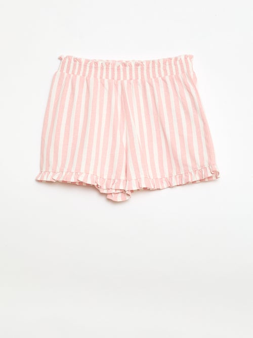 Lichte short met volants - Kiabi