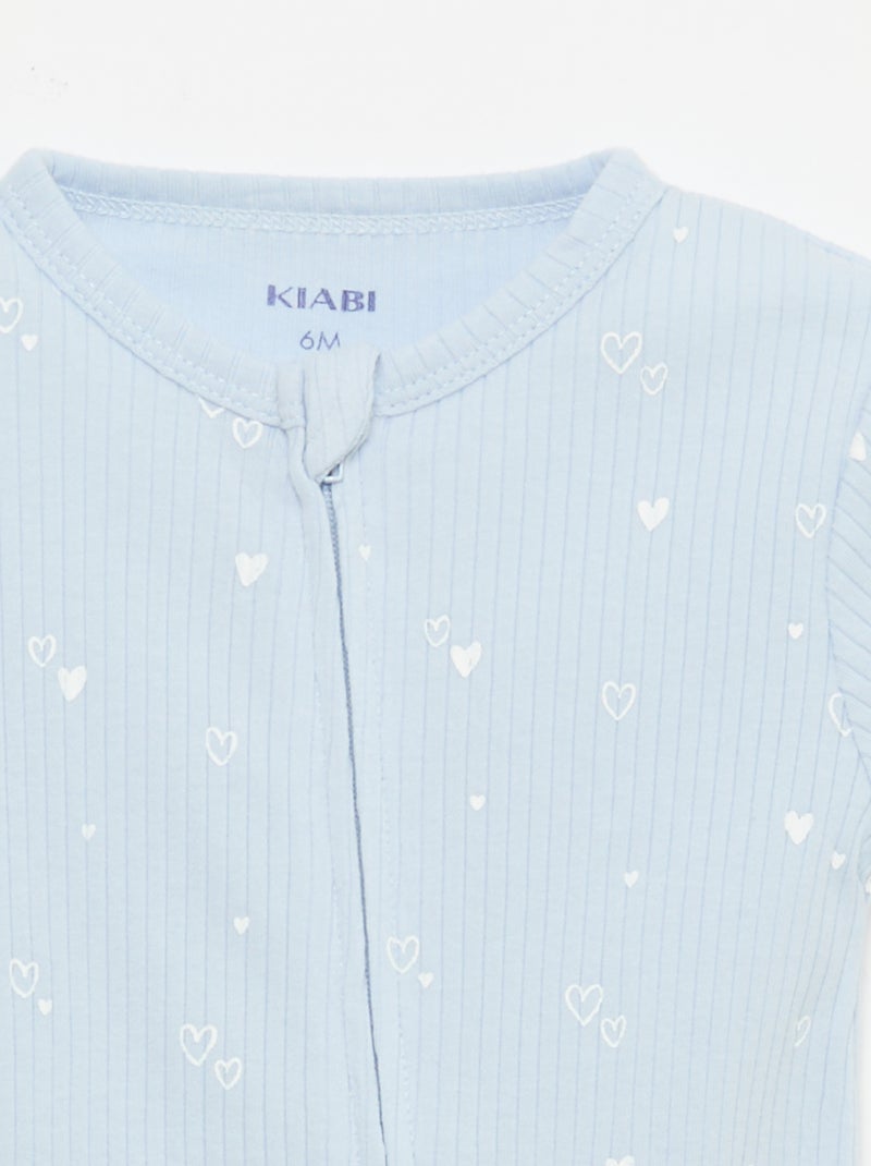 Lichte slaapzak met rits Blauw - Kiabi