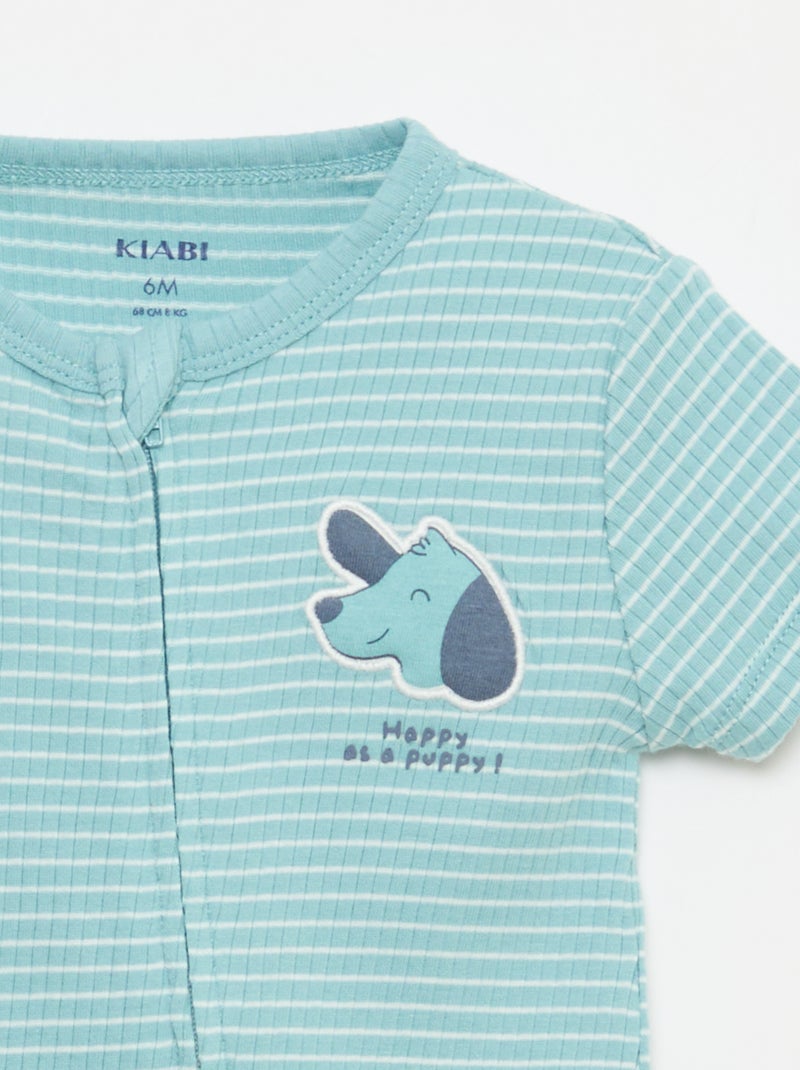 Lichte slaapzak met rits Blauw - Kiabi