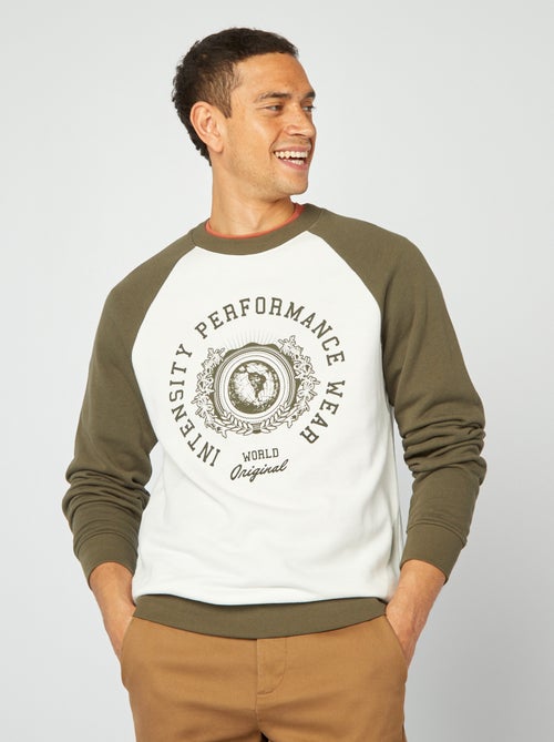 Lichte sweater met raglanmouwen - Kiabi