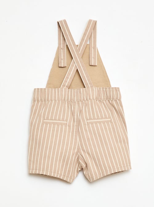 Lichte tuinbroek met verstelbare bandjes - Kiabi