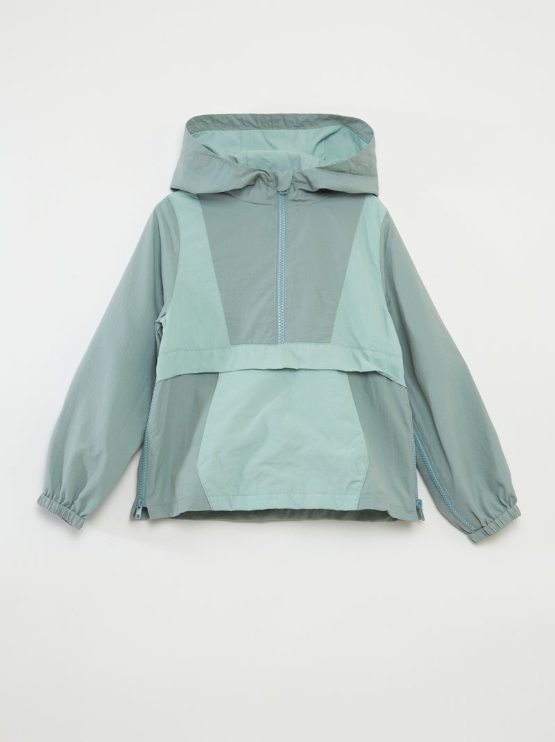 Lichte windbreaker - makkelijk aan te trekken collectie GROEN - Kiabi