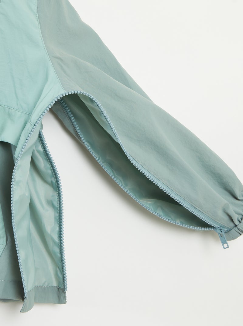 Lichte windbreaker - makkelijk aan te trekken collectie GROEN - Kiabi