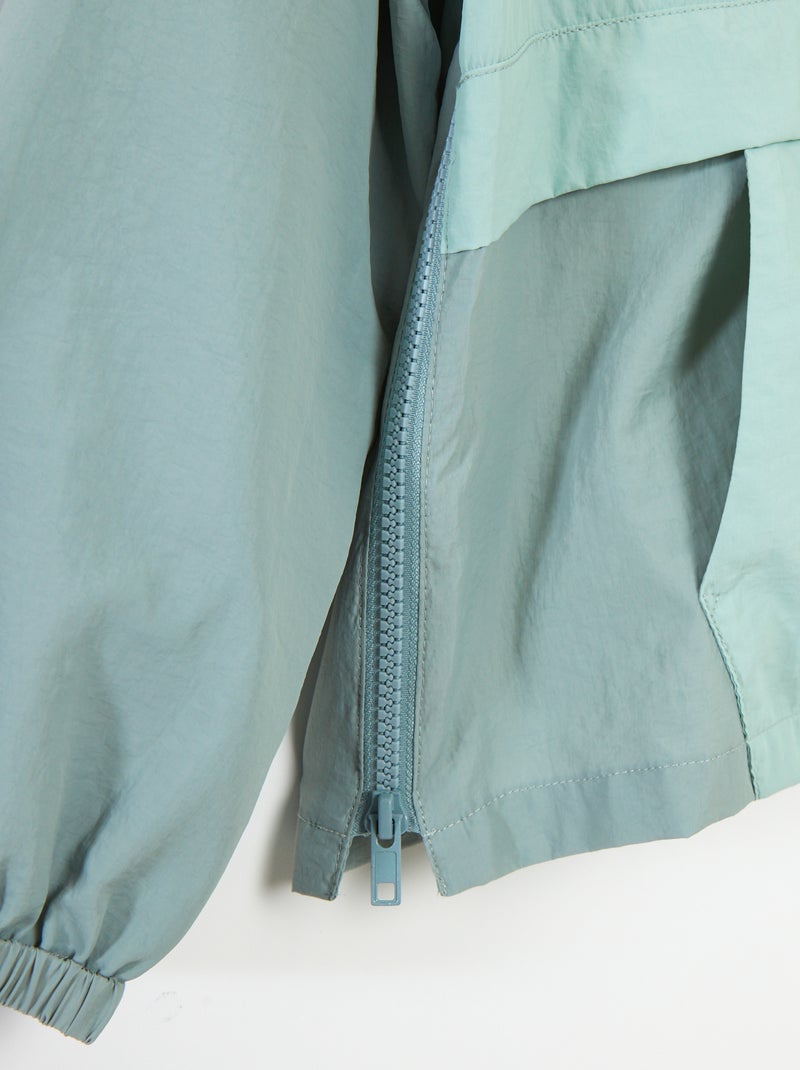 Lichte windbreaker - makkelijk aan te trekken collectie GROEN - Kiabi