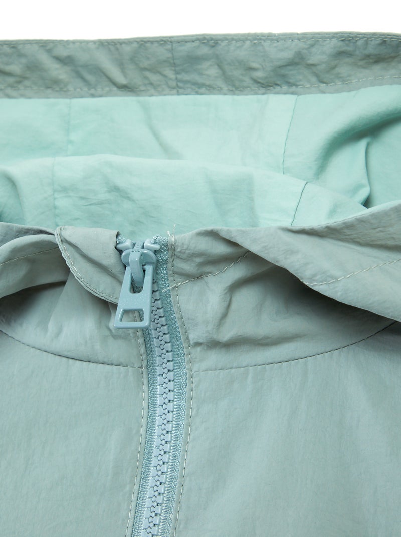 Lichte windbreaker - makkelijk aan te trekken collectie GROEN - Kiabi