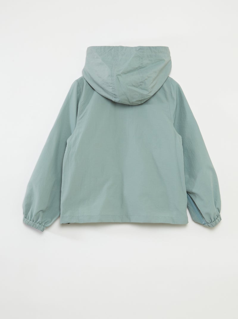 Lichte windbreaker - makkelijk aan te trekken collectie GROEN - Kiabi