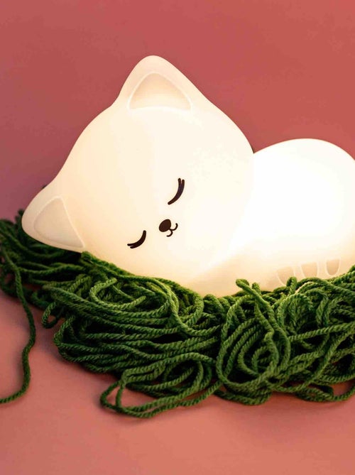 Lichtgevende nachtlampje met afstandsbediening, stella de kitten - Kiabi Lichtgevende nachtlampje met afstandsbediening, stella de kitten - Kiabi