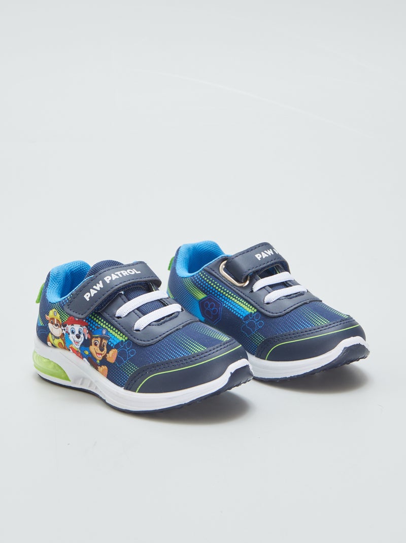 Lichtgevende PAW Patrol-sneakers BLAUW - Kiabi