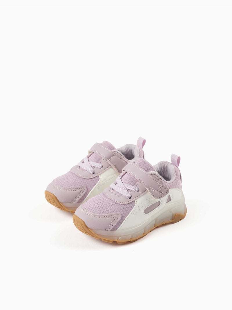 Lichtgevende sneakers met antislipzool Lila-mauve - Kiabi