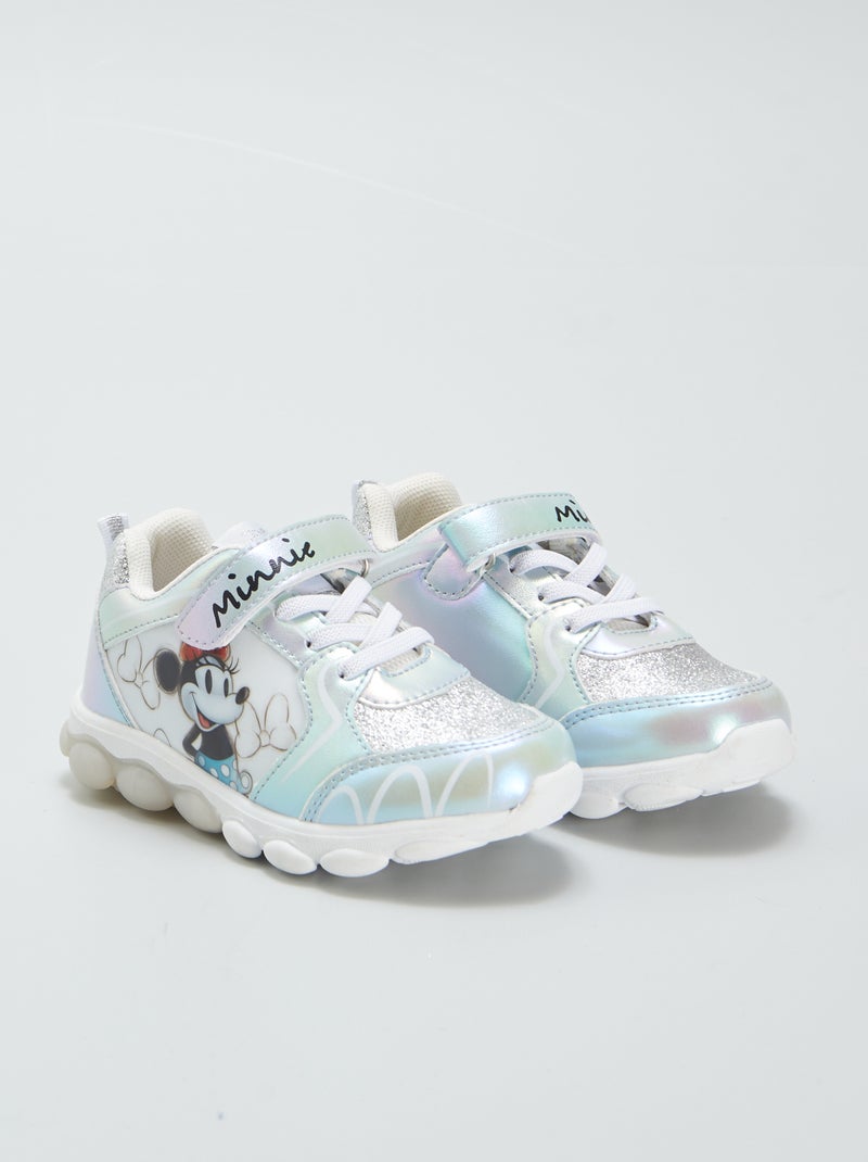 Lichtgevende sneakers met Minnie-print BIEGE - Kiabi