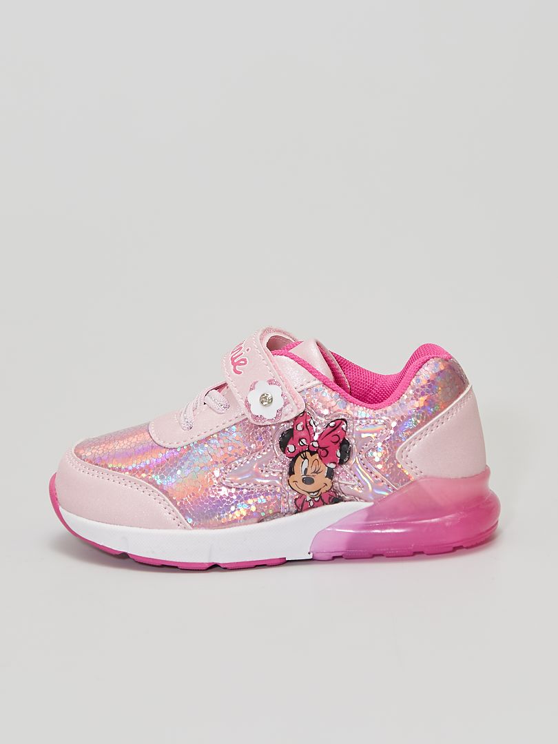 Lichtgevende sneakers 'Minnie' 'Disney' roze - Kiabi
