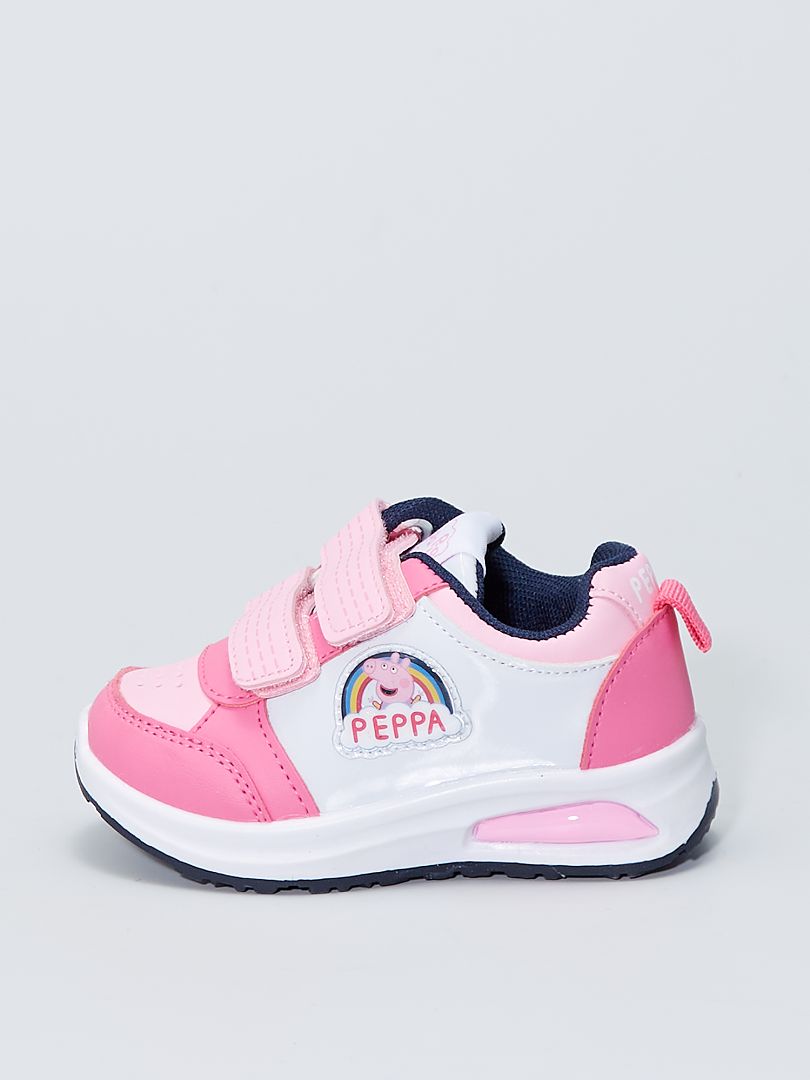 Lichtgevende sneakers 'Peppa Pig' roze - Kiabi