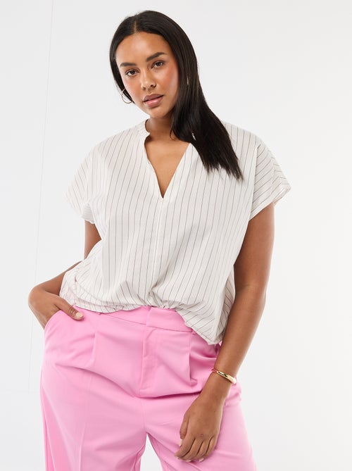 Lichtgewicht bloes met korte mouwen - Kiabi