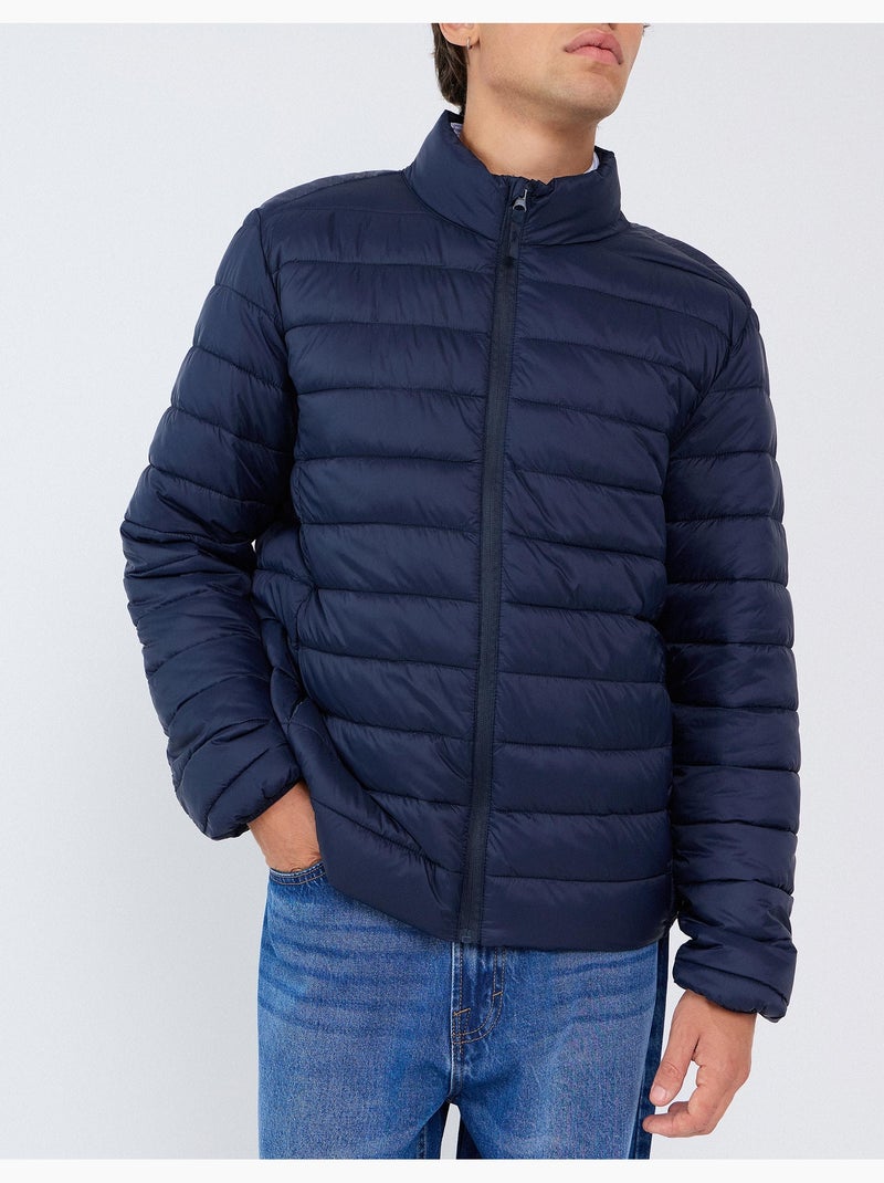 Lichtgewicht gewatteerd jasje, mo fashion Blauw - Kiabi