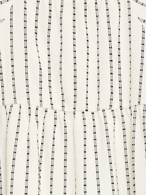 Lichtgewicht jurk met stroken - Kiabi