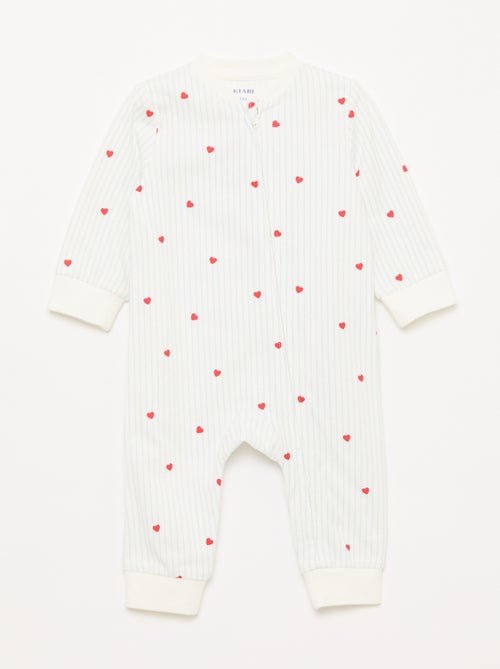 Lichtgewicht ribpyjama zonder voetjes - Kiabi Lichtgewicht ribpyjama zonder voetjes - Kiabi